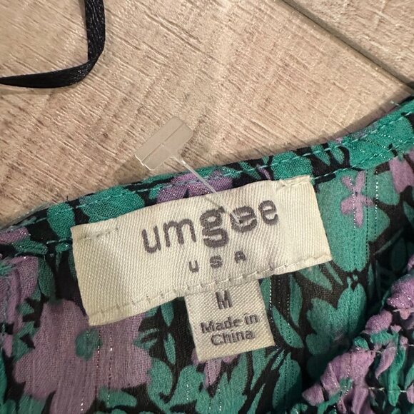 UMGEE WOMENS GREEN TUNIC DRESS SLEEVELESS MEDIUM - Picture 7 of 9